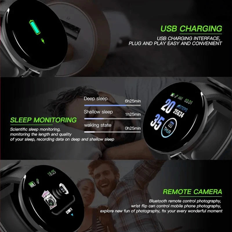 Smartwatch Multifuncional D18