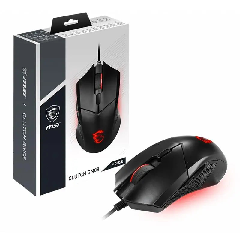 Mouse Gamer MSI Clutch GM08 4200 DPI Sensor Óptico